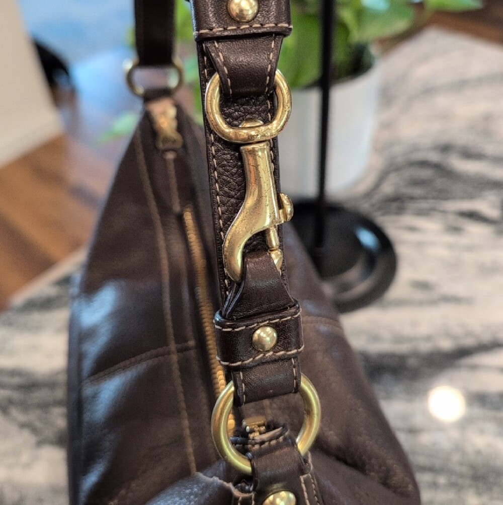 Coach RARE Penelope Convertible Hobo Crossbody Bag with Front Twist Lock Pocket - Picture 3 of 12